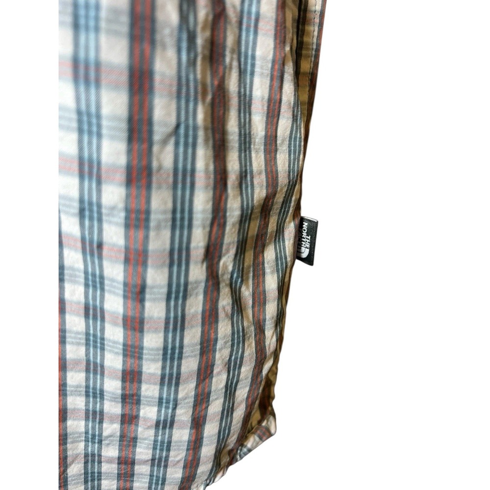 The North Face Shirt Mens Large Plaid Short Sleeve Button Up Shirt Performance - Picture 8 of 11
